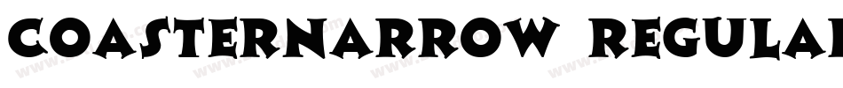 CoasterNarrow Regular字体转换